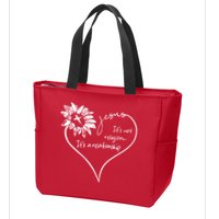 It's Not Religion It's A Relationship Jesus Zip Tote Bag