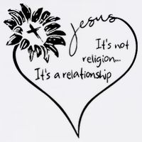 It's Not Religion It's A Relationship Jesus Garment-Dyed Sweatshirt