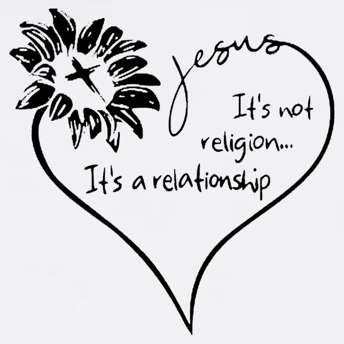 It's Not Religion It's A Relationship Jesus Garment-Dyed Sweatshirt