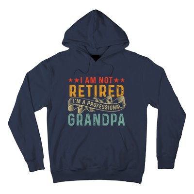 I'm Not Retired I'm A Professional Grandpa Father's Day Cute Gift Hoodie