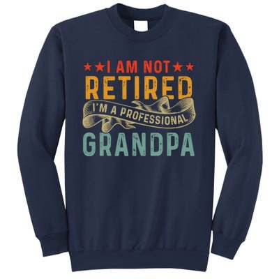 I'm Not Retired I'm A Professional Grandpa Father's Day Cute Gift Sweatshirt