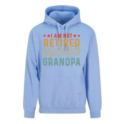 I'm Not Retired I'm A Professional Grandpa Father's Day Cute Gift Unisex Surf Hoodie