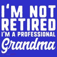 Im Not Retired Professional Grandma Retiret Funny Funny Gift Poster