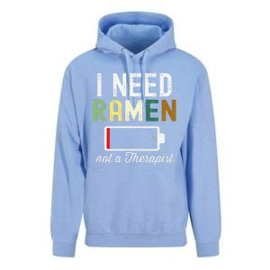 I Need Ra Not A Therapist Funny Ra Noodles Lover  Unisex Surf Hoodie