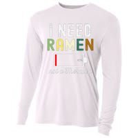 I Need Ra Not A Therapist Funny Ra Noodles Lover  Cooling Performance Long Sleeve Crew