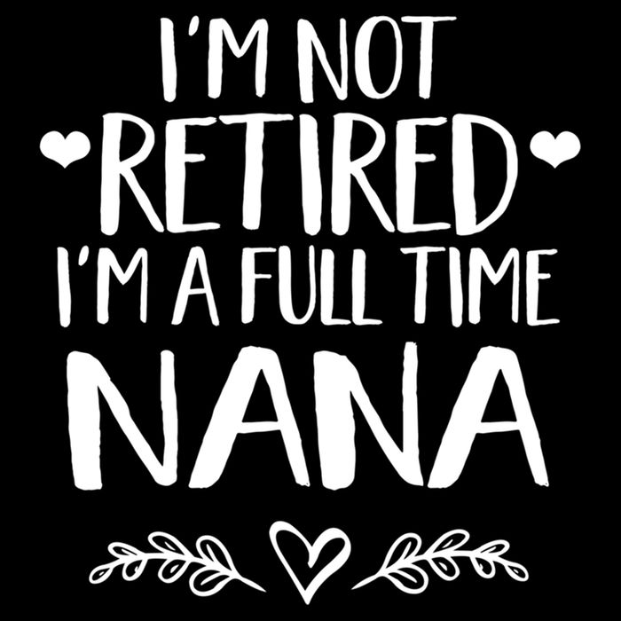 Im Not Retired Im A Full Time Nana Grandma Gift Wool Snapback Cap