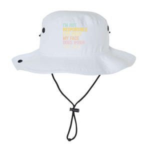 I'm Not Responsible For What My Face Does When You Talk Cute Gift Legacy Cool Fit Booney Bucket Hat