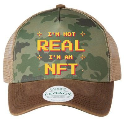I'm Not Real I'm An NFT Legacy Tie Dye Trucker Hat