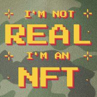 I'm Not Real I'm An NFT Legacy Tie Dye Trucker Hat