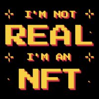 I'm Not Real I'm An NFT Apron