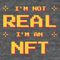 I'm Not Real I'm An NFT 7-Panel Snapback Hat