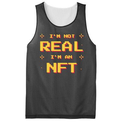 I'm Not Real I'm An NFT Mesh Reversible Basketball Jersey Tank