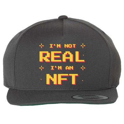 I'm Not Real I'm An NFT Wool Snapback Cap