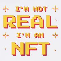 I'm Not Real I'm An NFT Garment-Dyed Sweatshirt