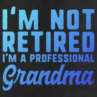 Im Not Retired Professional Grandma Retiret Funny Funny Gift 25L Jumbo Tote