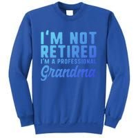 Im Not Retired Professional Grandma Retiret Funny Funny Gift Sweatshirt