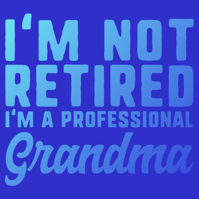 Im Not Retired Professional Grandma Retiret Funny Funny Gift Bag