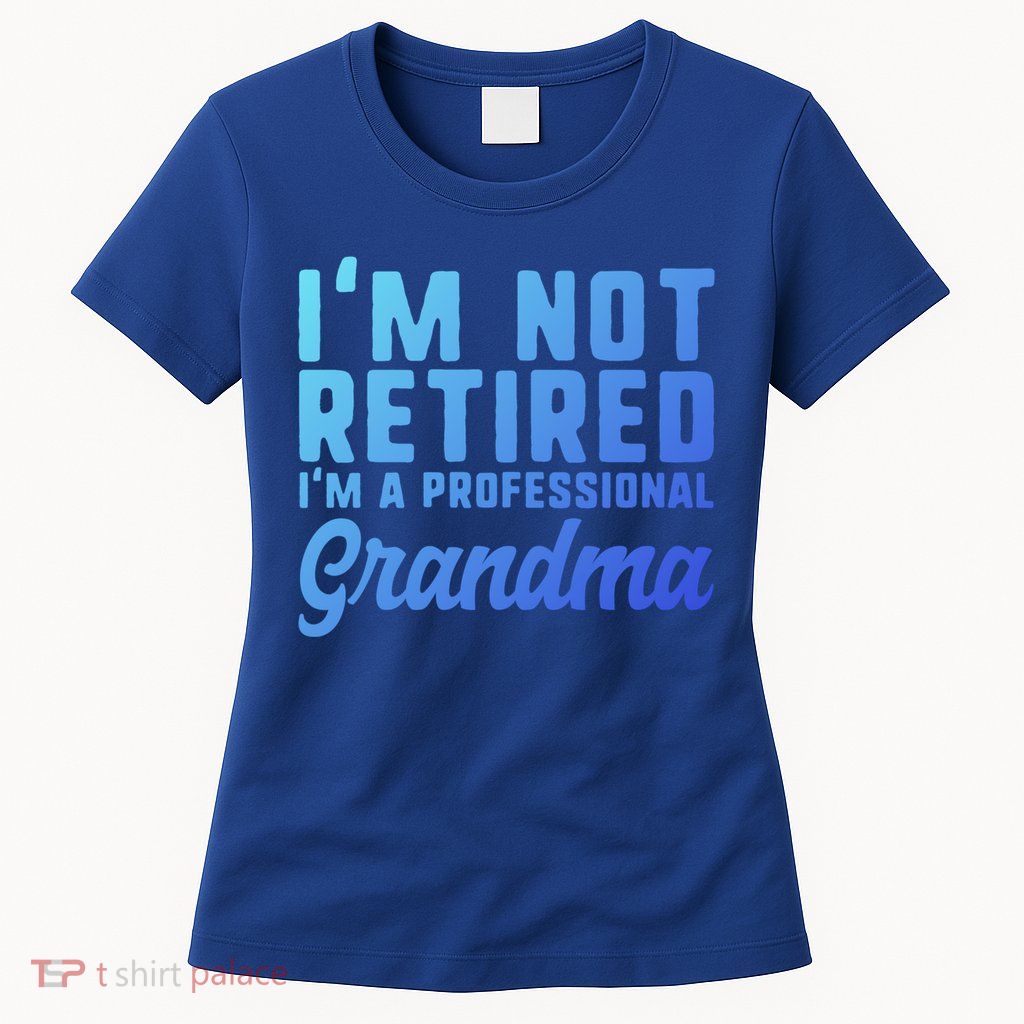 Im Not Retired Professional Grandma Retiret Funny Funny Gift Womens T-Shirt