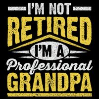 Im Not Retired Im A Professional Grandpa Grandparents Day Cooling Performance Crew T-Shirt