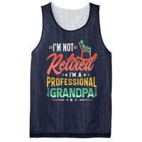 Im Not Retired Im A Professional Grandpa Fathers Day Mesh Reversible Basketball Jersey Tank