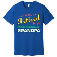 I'm Not Retired I'm A Professional Grandpa Gift Premium T-Shirt