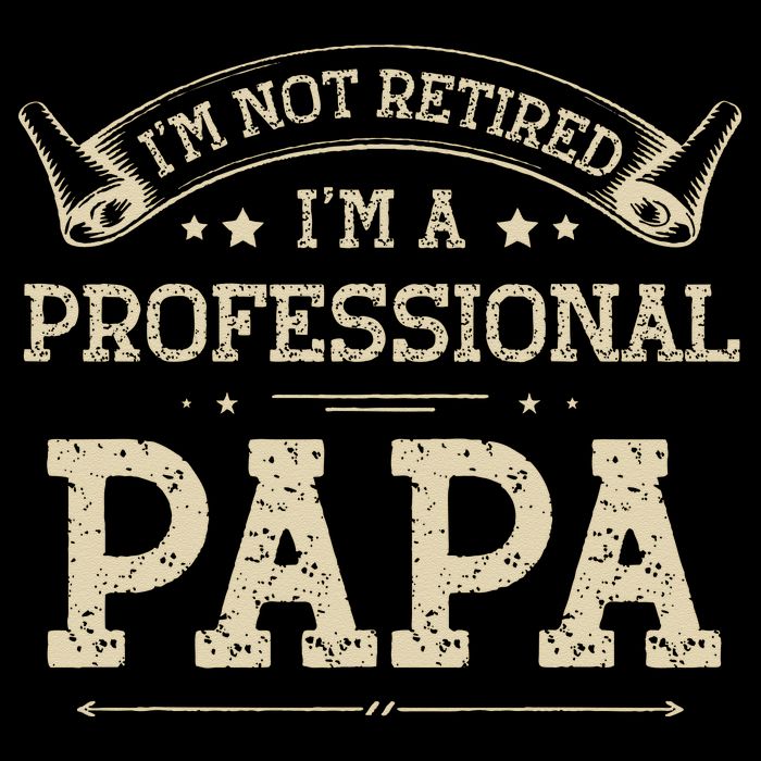 I'm Not Retired A Professional Papa Tee Fathers Day Gift City Backpack