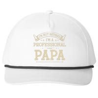 I'm Not Retired A Professional Papa Tee Fathers Day Gift Snapback Five-Panel Rope Hat