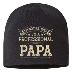 I'm Not Retired A Professional Papa Tee Fathers Day Gift Sustainable Beanie