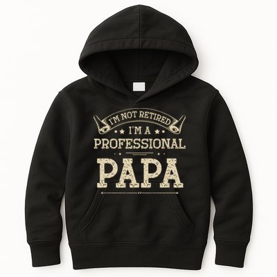 I'm Not Retired A Professional Papa Tee Fathers Day Gift Kids Hoodie