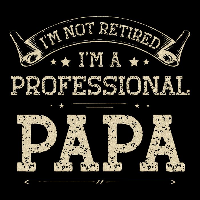 Im Not Retired A Professional Papa Tee Fathers Day Gift 7-Panel Snapback Hat