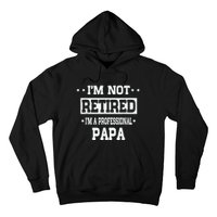 I'm Not Retired I'm A Professional Papa Hoodie