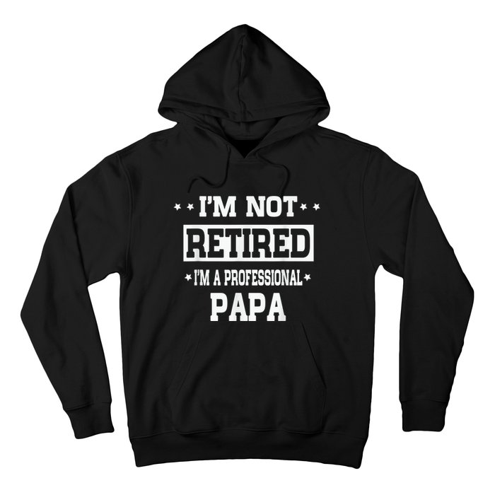 I'm Not Retired I'm A Professional Papa Hoodie