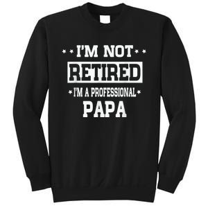 I'm Not Retired I'm A Professional Papa Sweatshirt