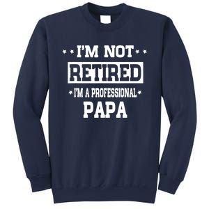 I'm Not Retired I'm A Professional Papa Sweatshirt