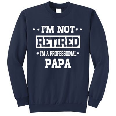 I'm Not Retired I'm A Professional Papa Sweatshirt