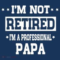 I'm Not Retired I'm A Professional Papa 16 in Basic Backpack