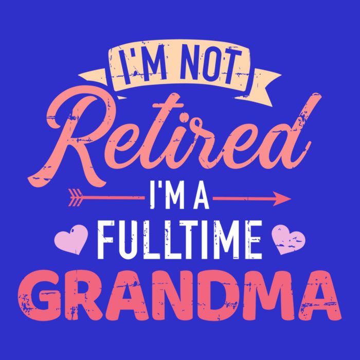 Im Not Retired Im A Fulltime Grandma Gift Visor