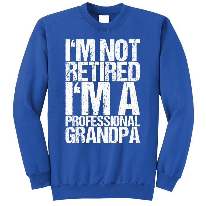 I'm Not Retired I'm A Professional Grandpa Great Gift Sweatshirt