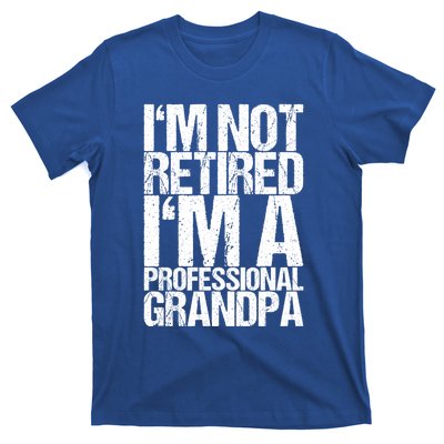 I'm Not Retired I'm A Professional Grandpa Great Gift T-Shirt