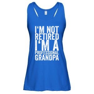 I'm Not Retired I'm A Professional Grandpa Gift Ladies Essential Flowy Tank