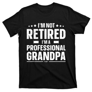 Im Not Retired Im Professional Grandpa Fathers Day Gift T-Shirt