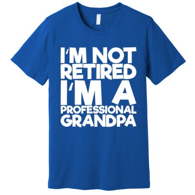 I'm Not Retired I'm A Professional Grandpa Gift Premium T-Shirt