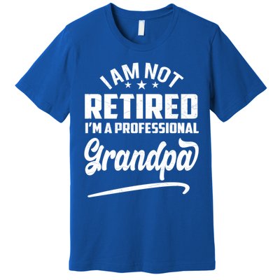 I'm Not Retired I'm A Professional Grandpa Gift Premium T-Shirt