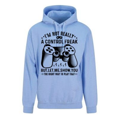 I'm Not Really A Control Freak Video Game Player Gamer Funny Gift Unisex Surf Hoodie