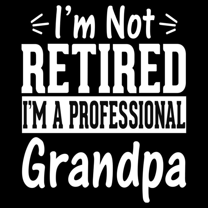 I'm Not Retired I'm A Professional Grandpa Meaningful Gift Flexfit Unipanel Trucker Cap