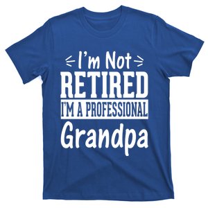 I'm Not Retired I'm A Professional Grandpa Meaningful Gift T-Shirt