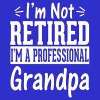 I'm Not Retired I'm A Professional Grandpa Meaningful Gift Magnet