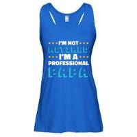 I'm Not Retired I'm A Professional Papa For Father's Day Meaningful Gift Ladies Essential Flowy Tank