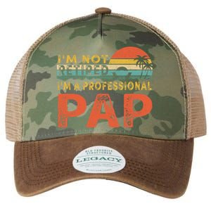 I'm Not Retired A Professional Pap Father's Day Legacy Tie Dye Trucker Hat