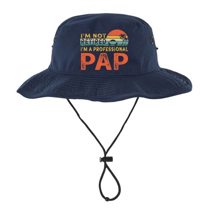 I'm Not Retired A Professional Pap Father's Day Legacy Cool Fit Booney Bucket Hat